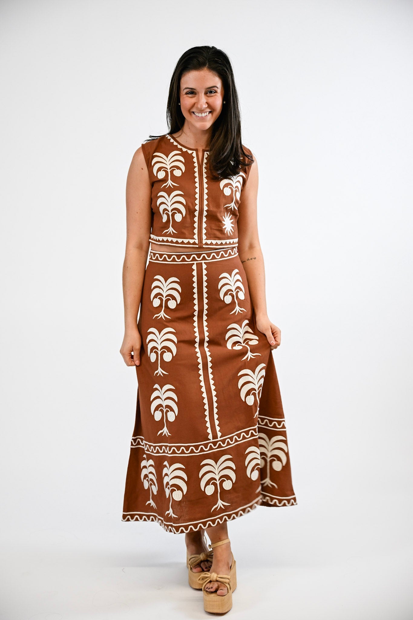 Maura Maxi Skirt- Copper Grove