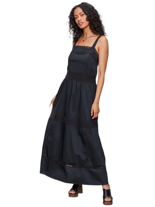 Lucky You Midi Dress- Black