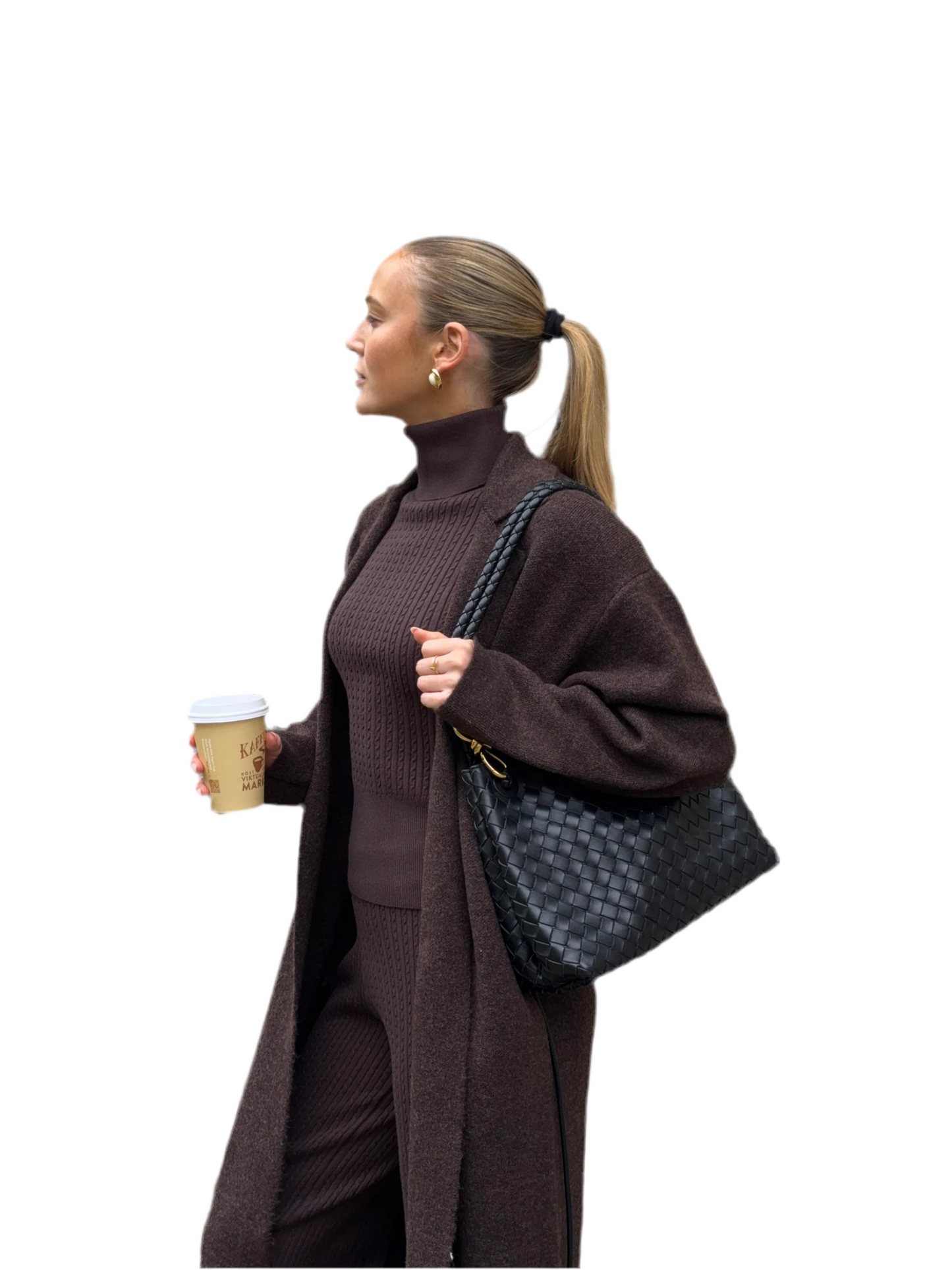 Emrys Long Coat- Umber