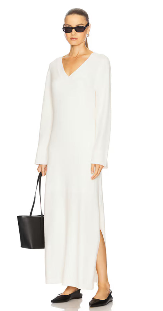 Florence Flare Maxi Dress- Sea Salt