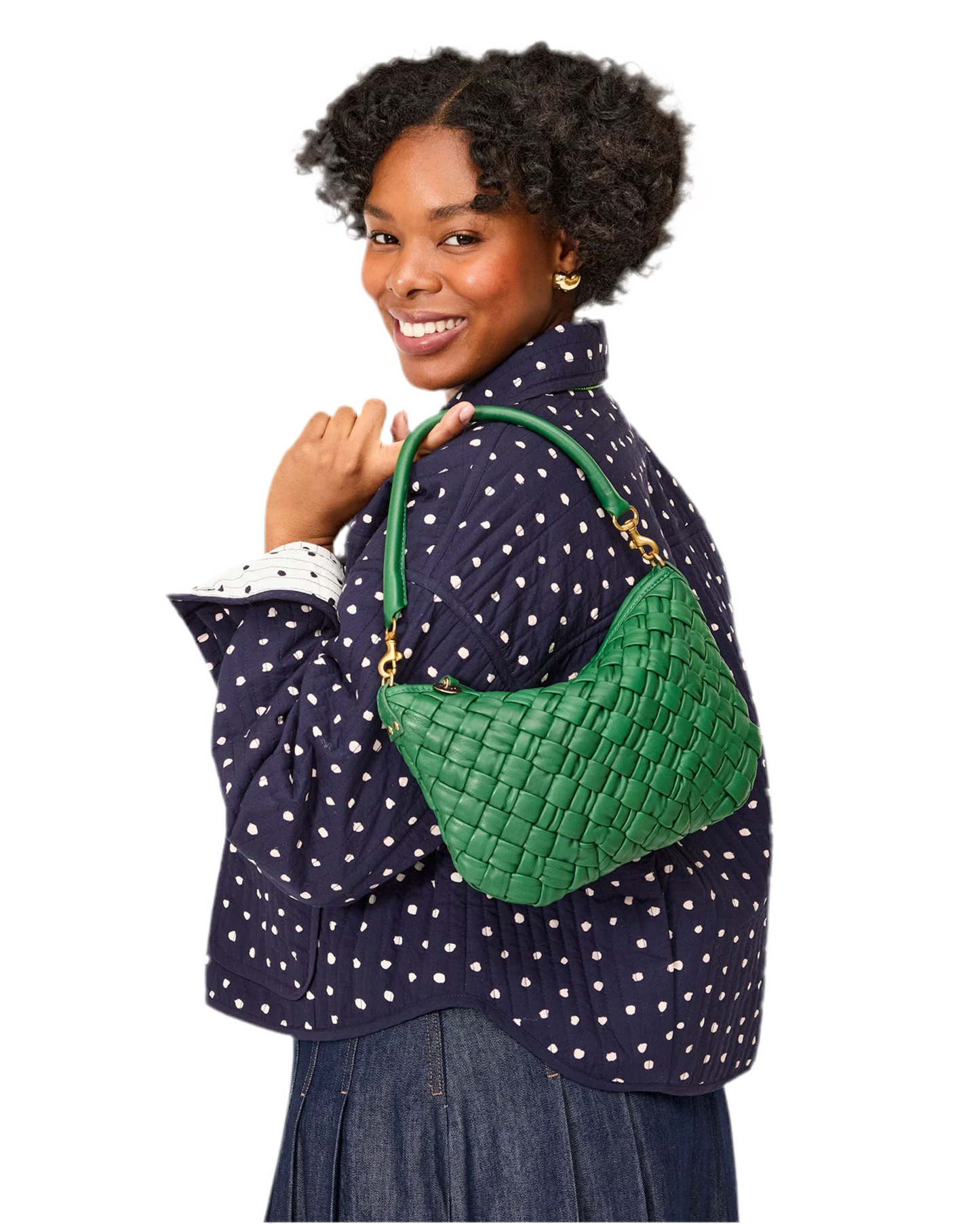 Petit Moyen Messenger- Fern Puffy