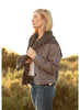 Bridget Collar Quilted Jacket- Olive