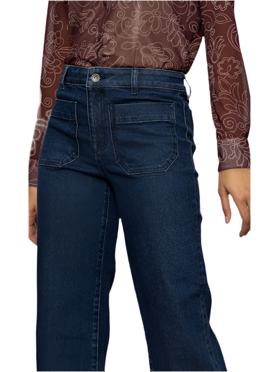Marine Cropped Jean- Aspen