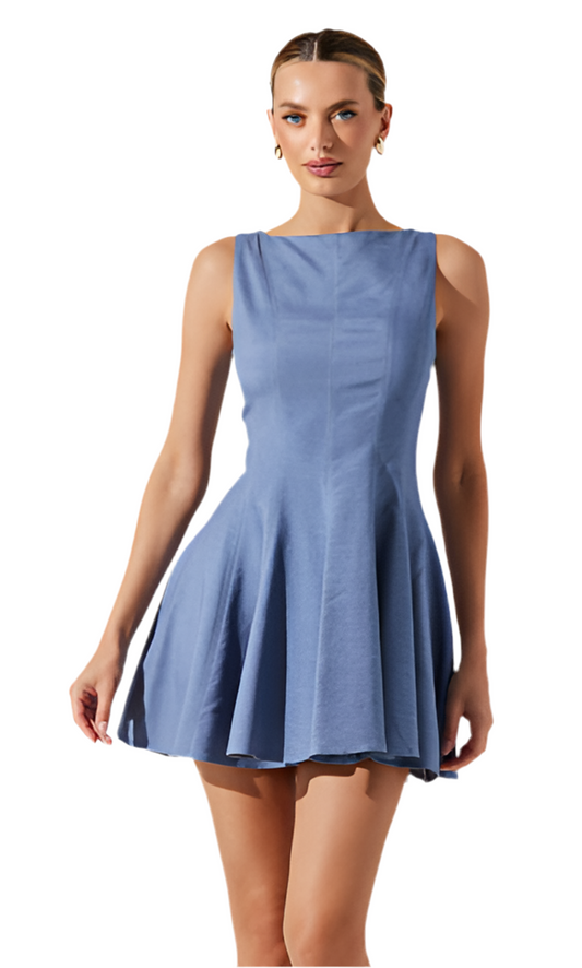 Xaria Dress- Blue