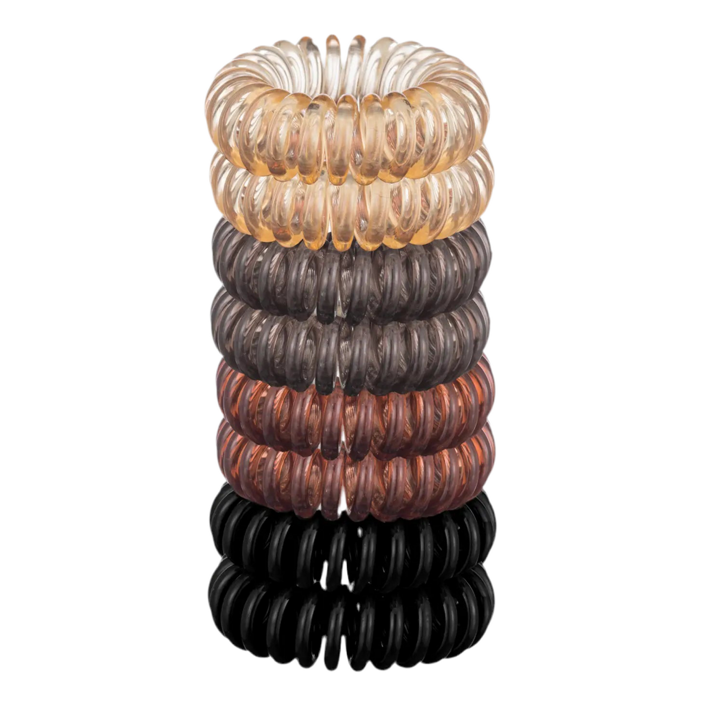 Spiral Hair Ties- 8pk