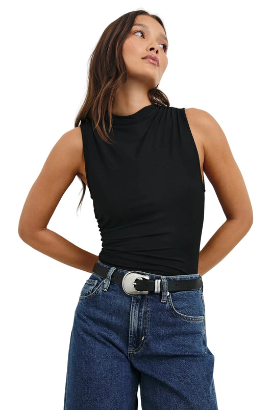 Christen Fitted Top- Black