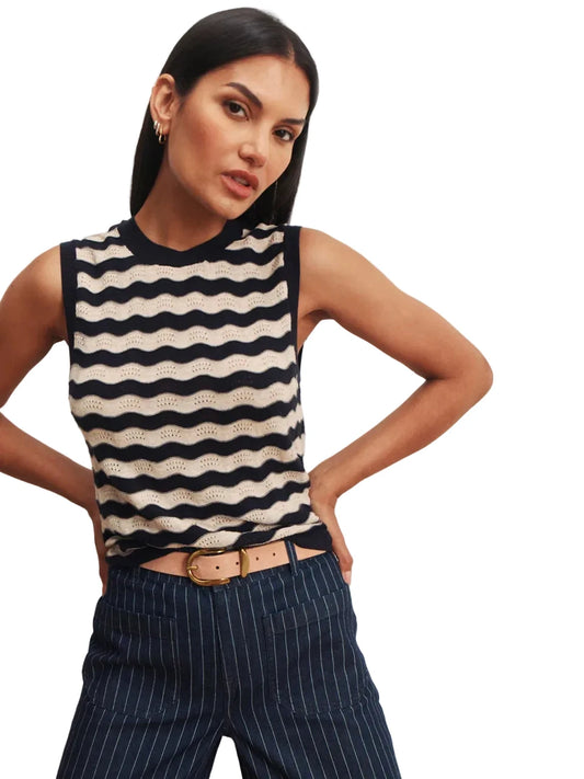 Everyday Chevron Knit Shell