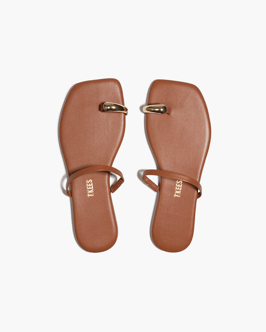 Colette Leather Sandal- Au Naturale