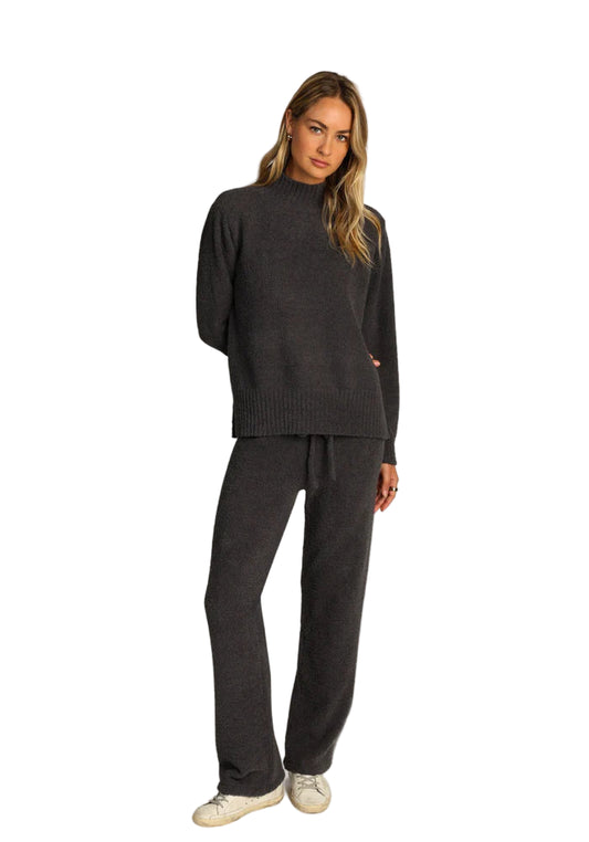 Mock Pullover- Charcol
