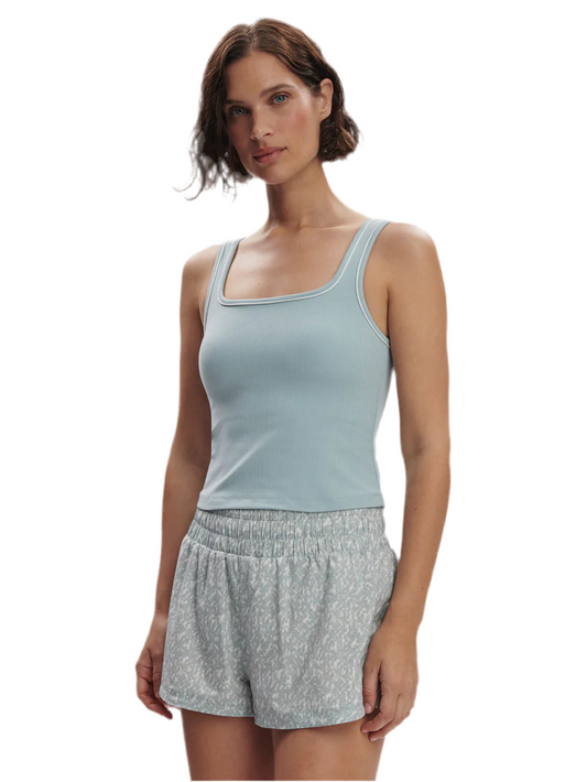 Barney Piped Tank- Ether Blue