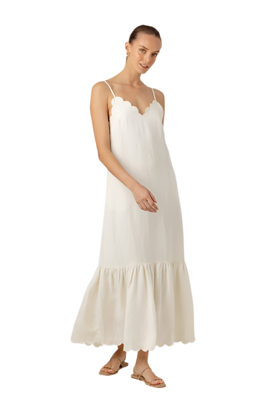 Amya Maxi Dress- White