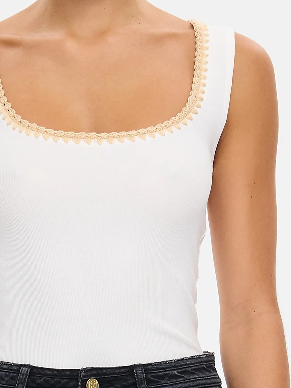 Esme Tank Top- Ivory