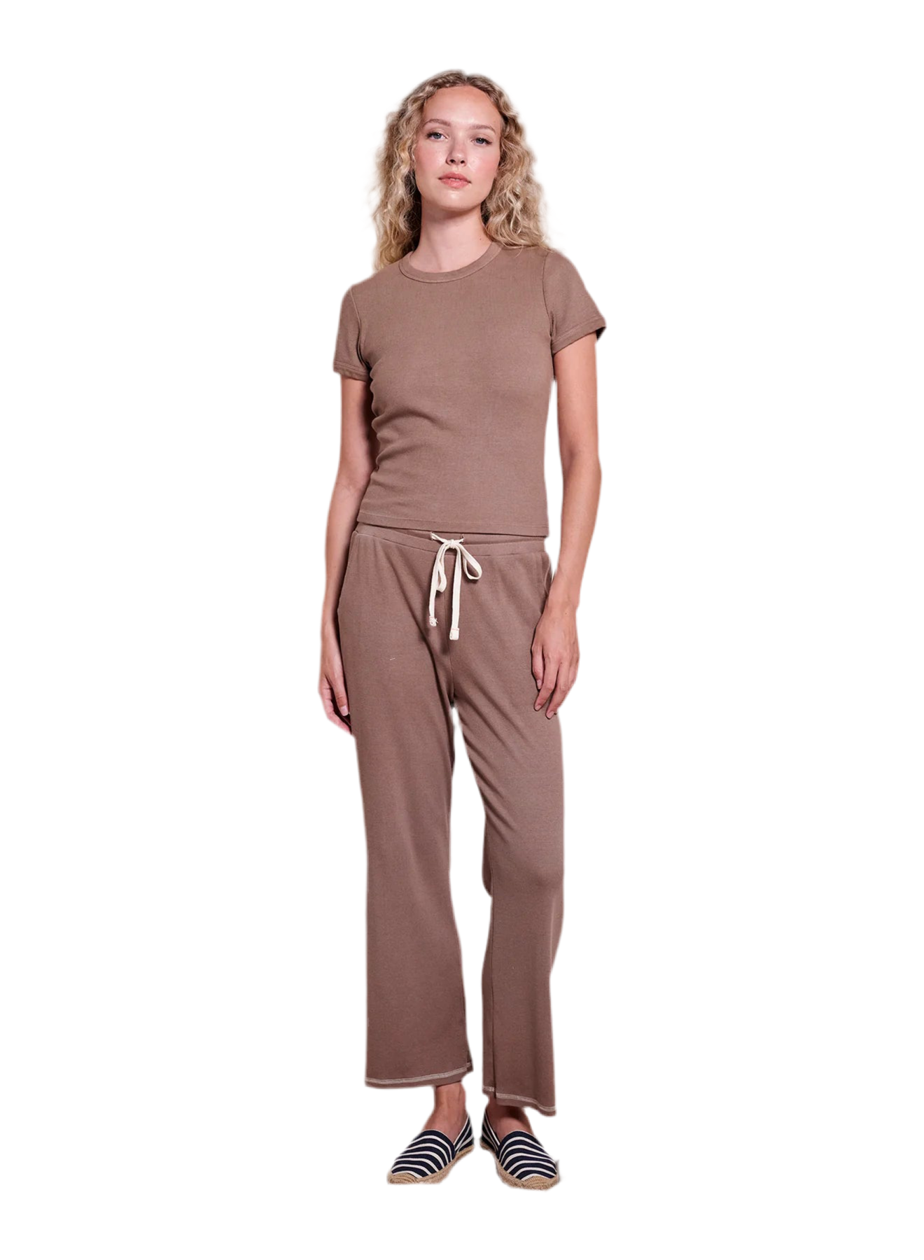 Shrunken Tee- Taupe
