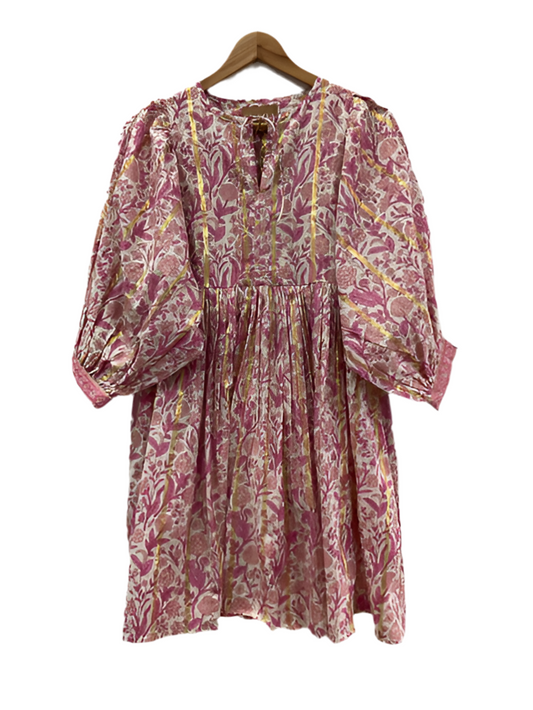 Clover Mini Dress- Pink Cherry