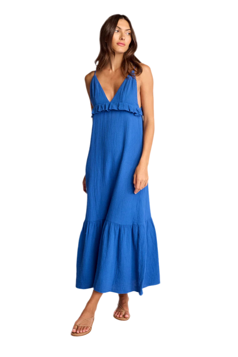 Garnet Maxi Dress- Olympian Blue