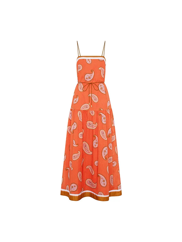 Ezra Maxi Dress- Coral