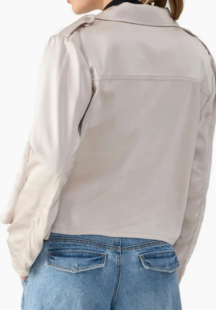 Rita Moto Jacket- Marshmallow