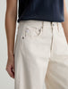 Hattie Crop Barrel Jean- Opal Stone