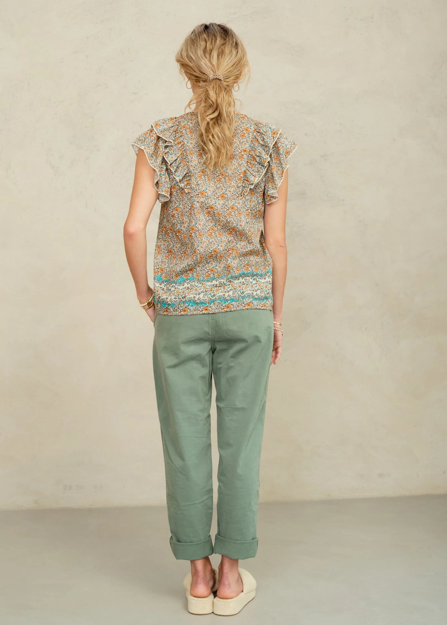Jaci Frill Top- Multi