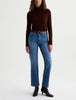 Brinley Mid Rise Straight Jean- Chord