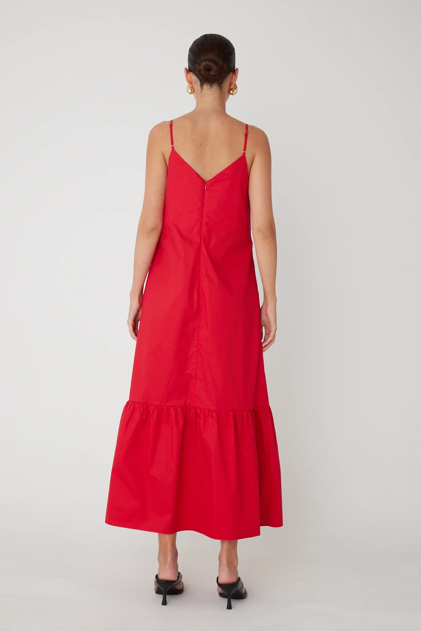 Barbados Tank Maxi Dress- Red