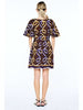 Kim Ribbon Mini Dress- Brown