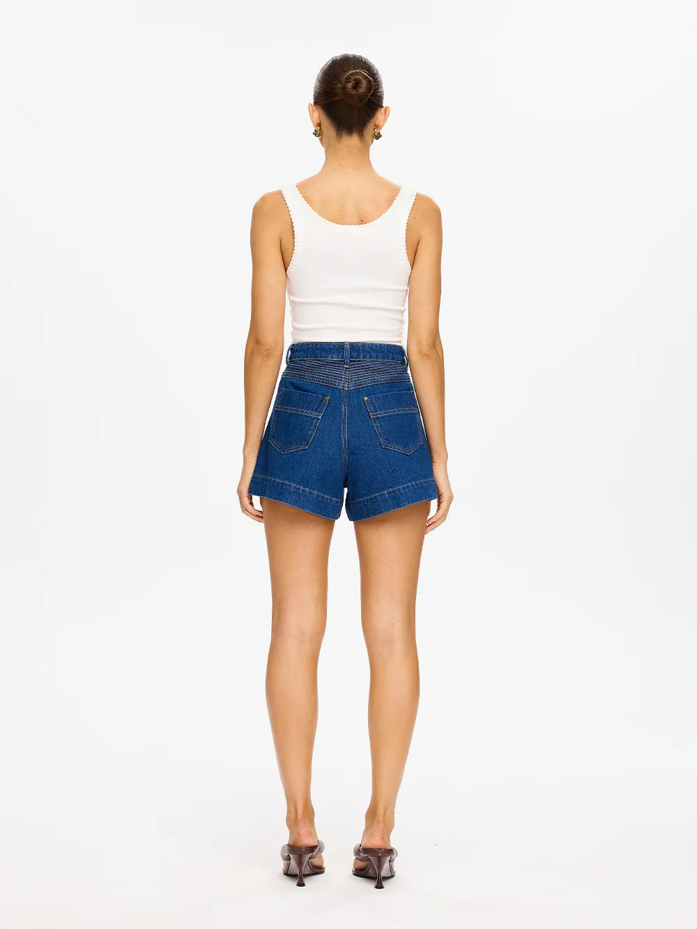 Celene denim short- Indigo