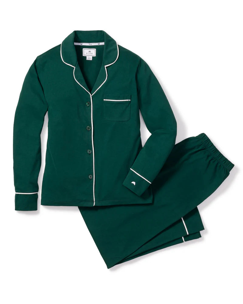 Pima Pajama Set in Evergreen