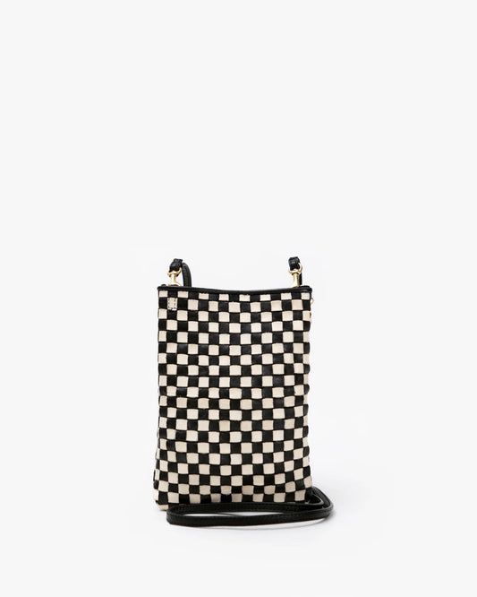 Poche Crossbody- Black/White