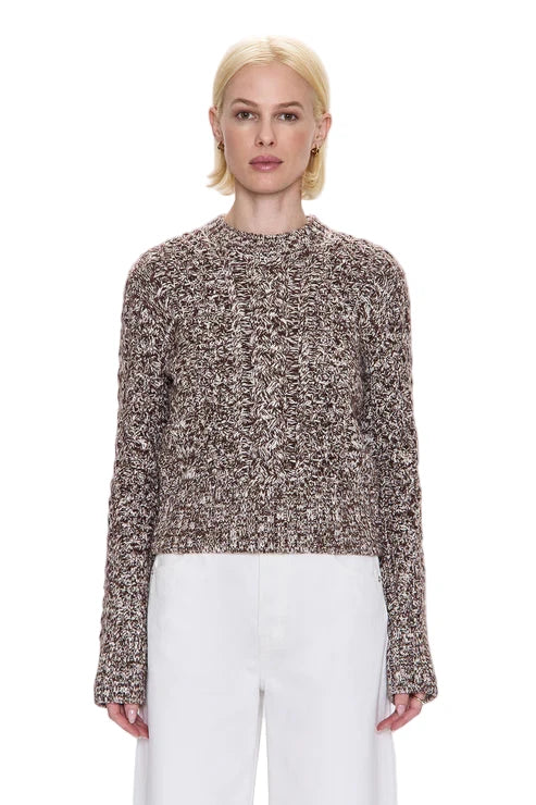 Quinn Sweater- Chocolate Marl