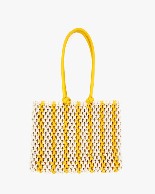 Sandy Tote- Snapdragon/Cream