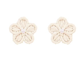 Rattan Flower Stud