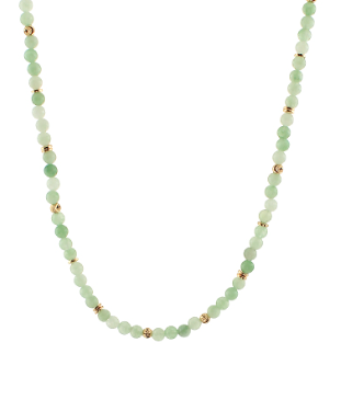 Colored Bead Thin necklace