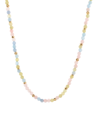 Colored Bead Thin necklace