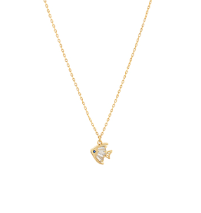 Tiny Fish pendant Necklace
