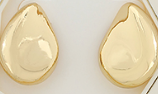 Flat Teardrop Earring