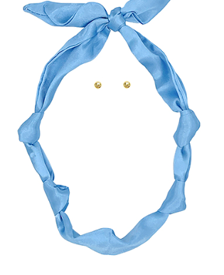 Solid Color Scarf Necklace