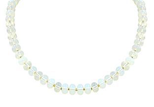 Rondelle Stone Necklace