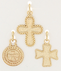 Byzantine Cross and Charm Set