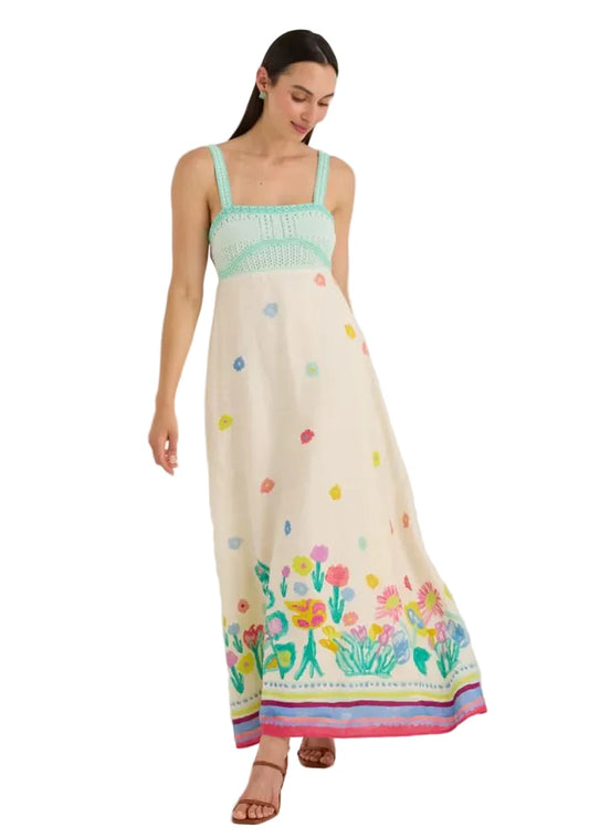 Lavinia Midi Dress- Secret Garden