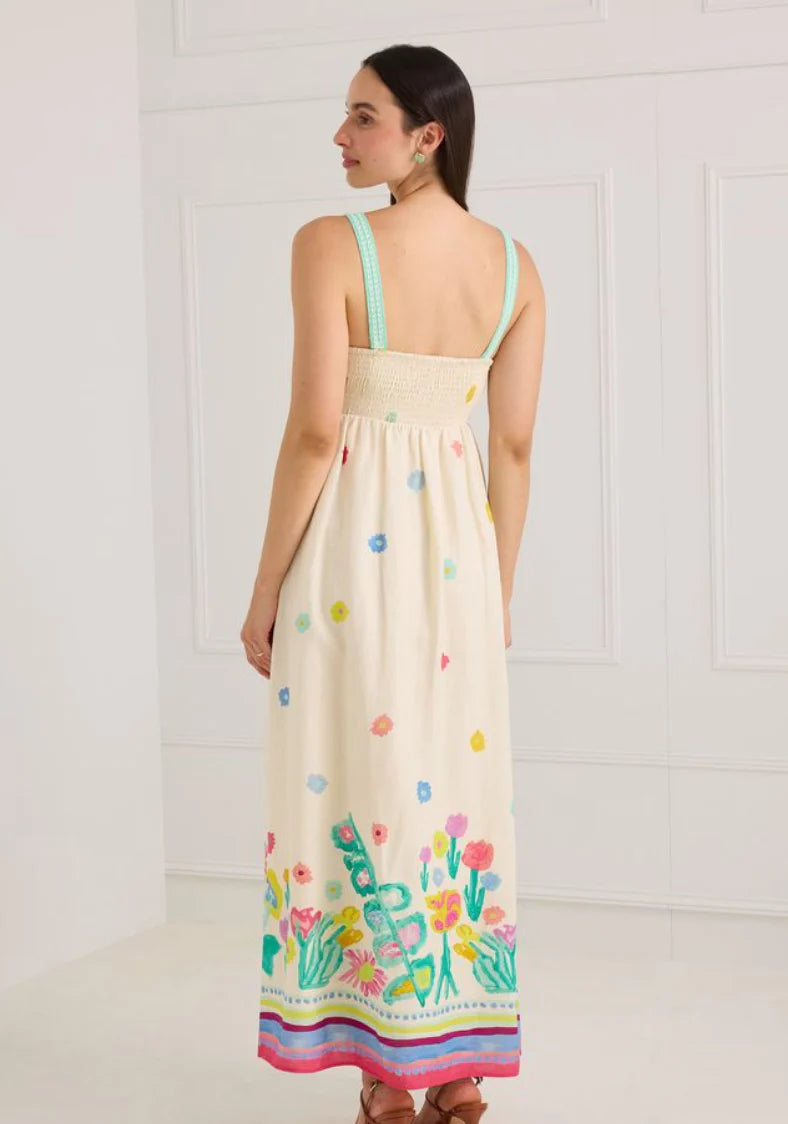 Lavinia Midi Dress- Secret Garden