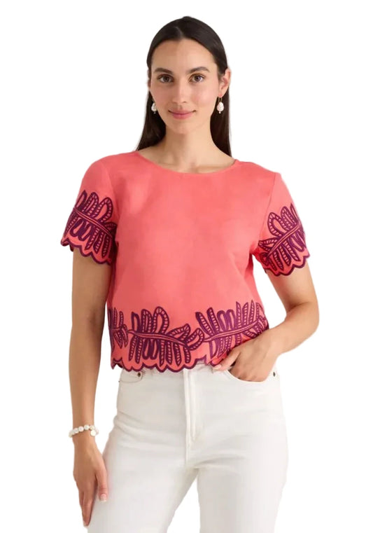 Lani Top- Coral
