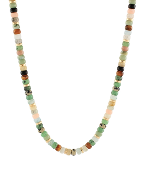 Mixed Bead Short Necklace