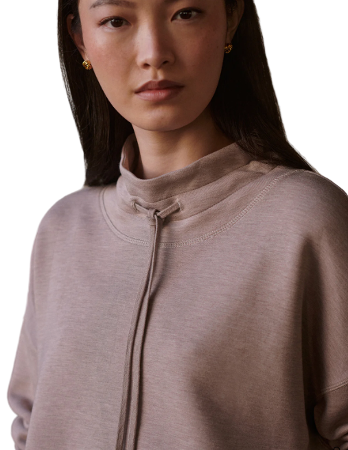 Oakdale Sweat- Taupe Marl