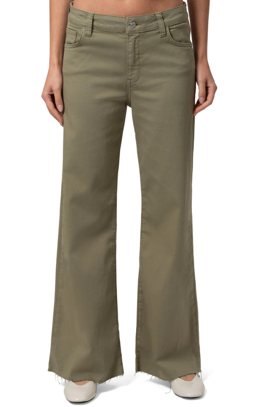 Paloma Mid Rise Jean- Green Flex