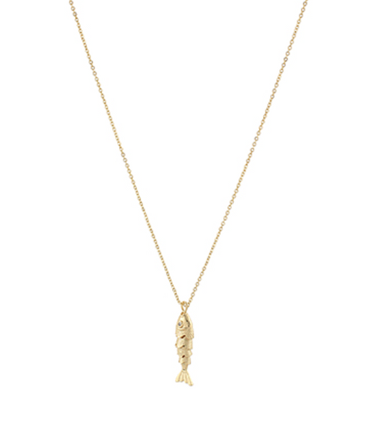 Moveable Fish Necklace