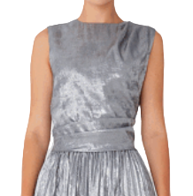 Pira Shimmer Top- Silver