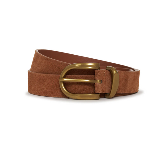 All Day Suede Belt- Ancient Clay