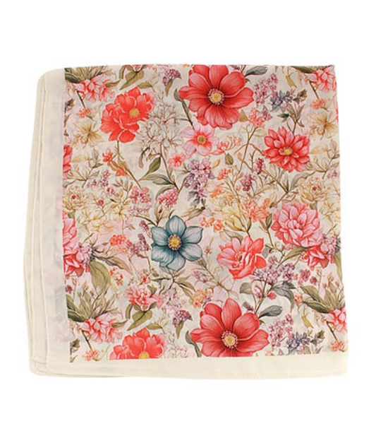 Floral Print Bandana Scarf