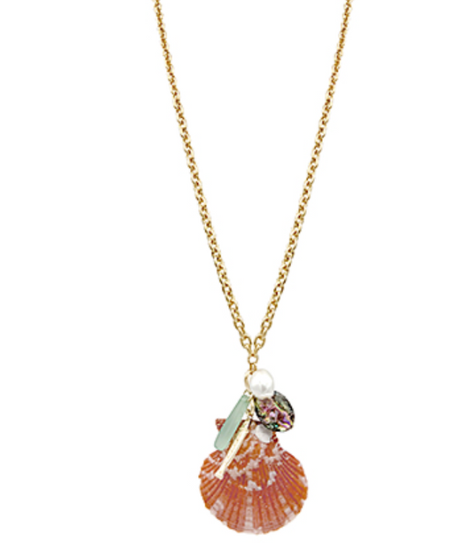 Scallop Shell Necklace Set